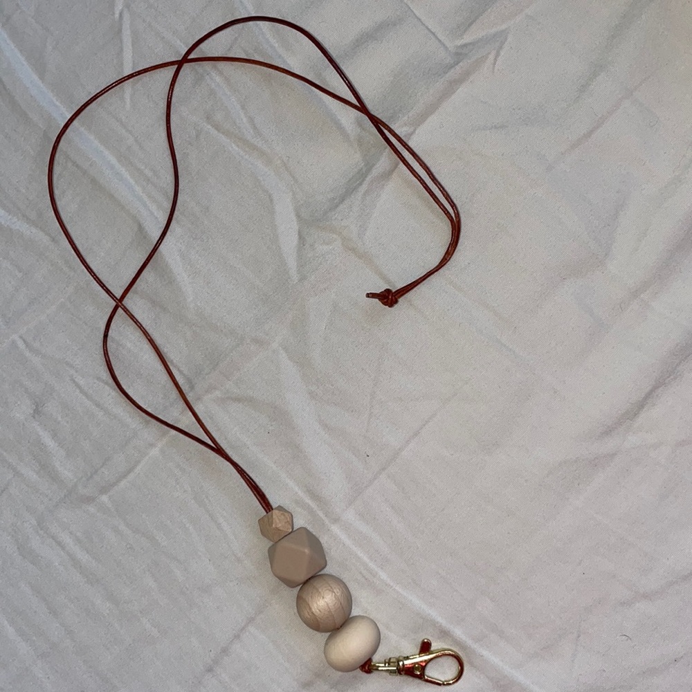 NWOT Beaded Lanyard